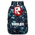 thumbnail image 4 of Roblox-Mochila escolar de celosía para niños y niñas, morral escolar de dibujos animados de Anime para estudiantes de primaria y secundaria, 4 of 4