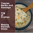 thumbnail image 3 of Packit Gourmet Polenta with Pork Sausage| Premium Freeze Dried Backpacking & Camping Food | Large Portions | High Protein | Real Meat | Just Add Water Meals | All-Natural Ingredients | Made in USA, 3 of 6