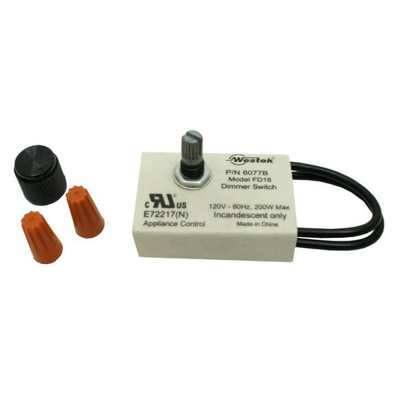 Westek 00182 - Small Manual Dimmer for 200 watt Halogen