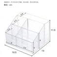 thumbnail image 6 of Multi-function Acrylic Pen Organizer Storage, Translucent Desk Pencil Organizer Pencil Pot Pen Pot, Pen Storage Holder Creative Desk Storage Box for Office Home Supplies Cosmetics, 6 of 7