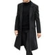 thumbnail image 1 of Gabardina de invierno para hombre, abrigo largo, chaqueta, ropa de abrigo elegante Formal, 1 of 3