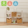 thumbnail image 5 of ECR4Kids Streamline 2-Shelf Double-Sided Storage Cabinet, 30in, Classroom Furniture, White Wash, 5 of 9
