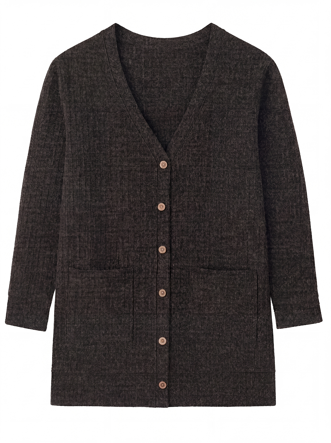 Cueply Women's Plus Size Cardigan Sweater, V-Neck photo 7