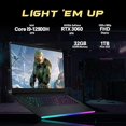 thumbnail image 3 of MSI Raider GE76 17.3" 144Hz FHD Gaming Laptop, Intel i9-12900H, 32GB DDR5, 1TB SSD, NVIDIA GeForce RTX 3060, Backlit Keyboard, FHD Webcam, Wi-Fi 6, Win 11 Pro, Grey, 256GB Docking Station Set, 3 of 7