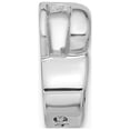 thumbnail image 2 of Sterling Silver Rhodium Plated CZ Heart Pendant Slide QP2776, 2 of 4