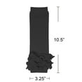 thumbnail image 6 of Wrapables Really Ruffly Baby & Toddler Leg Warmers (Set of 3), Black, White, Gray, 6 of 9