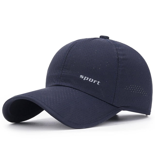 MIASHUI Unisex Summer Baseball Cap Lightweight Breathable Outdoor Sports Hat,Navy