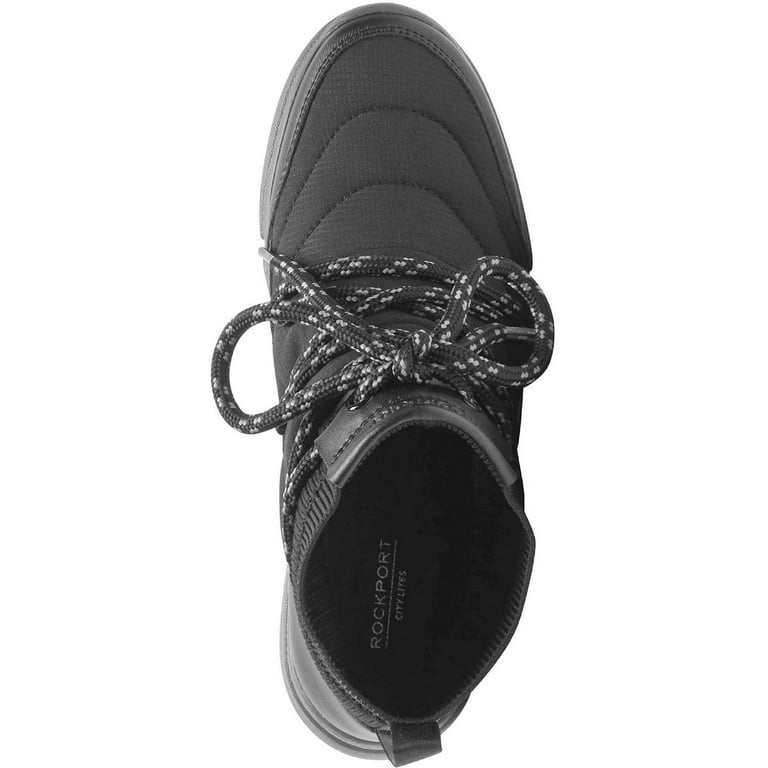 Rockport Women s R Evolution W Bungee Bootie Ankle Boot Black Eco Wshbl 9M