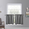 thumbnail image 2 of Plaid Kitchen Art Curtain Curtains Window Drapery Modern Minimalist Style Simple Fashion Home Decoration Valance, 2 of 5