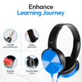 thumbnail image 2 of Auriculares Eduvy Core para el aula, paquete de 24 unidades con cable para estudiantes, 2 of 8