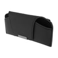 thumbnail image 1 of Estuche para Gafas de Sol del Coche Unique Bargains con Soporte Magnético Universal para Parasoles de Gafas de Sol para Coche de Cuero PU Negro 18.5x8cm, 1 of 7