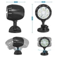 thumbnail image 3 of Battery Motion Sensor Light Outdoor Battery Operated Motion Lights Outdoor 6 LEDs - 6000K Auto on Off 2Pack, 3 of 7