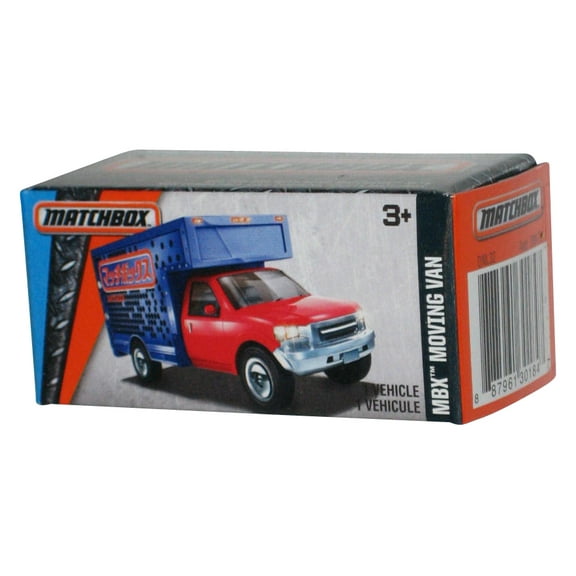 Matchbox MBX Adventure City Moving Van (2016) Power Grabs Box Toy Truck 33/125