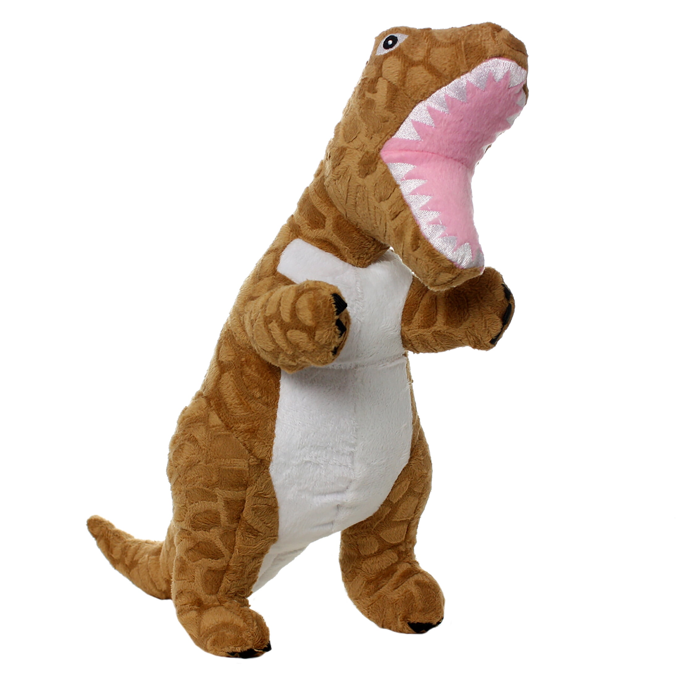 Mighty Dinosaur TRex Durable Squeaky Plush Dog Toy