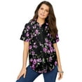 thumbnail image 5 of Roaman's Women's Plus Size Short-Sleeve Kate Big Shirt, 5 of 5