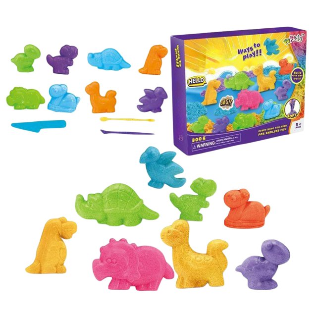 Pâte à Modeler Argile Colorée Pâte Plastique Sable Coloré Éducatif pour Enfants