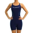 thumbnail image 1 of Womens Athletic One Piece Swimsuit Boyleg Swimwear Competitive Bathing Suit, 1 of 6