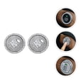 thumbnail image 4 of 1 Ensemble Autocollant Décoratif Bouton Poussoir Strass Accessoire Intérieur de Voiture, 4 of 8