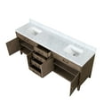 thumbnail image 4 of Laurel 84 in W x 22 in D Grey Oak Double Bath Vanity and Carrara Marble Top, 4 of 5