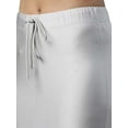 thumbnail image 3 of Stylesindia Women's High Waist Slim Bodycon Shimmer Party Club Night Out Maxi Long Pencil Skirts ( XX-Large, Silver), 3 of 5