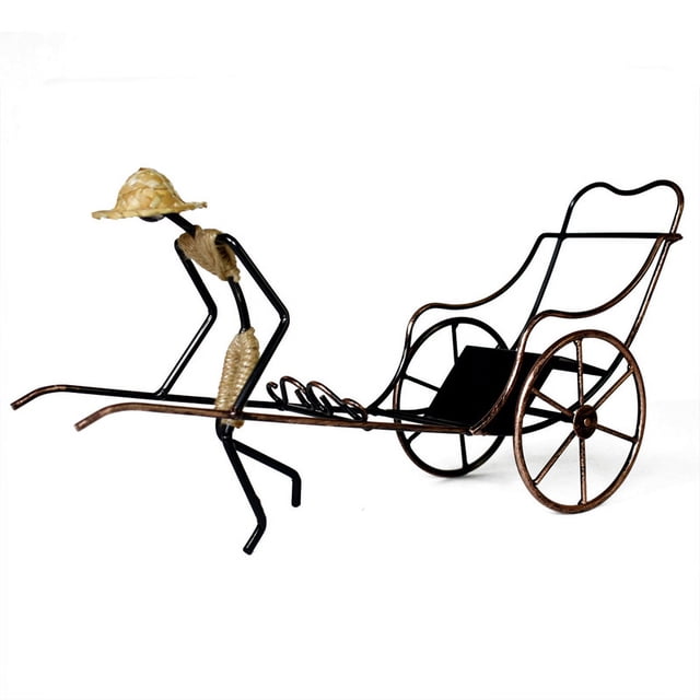 Estante de vino de hierro para decoración del hogar, estilo chino, retro, amarillo, elegante y nostálgico