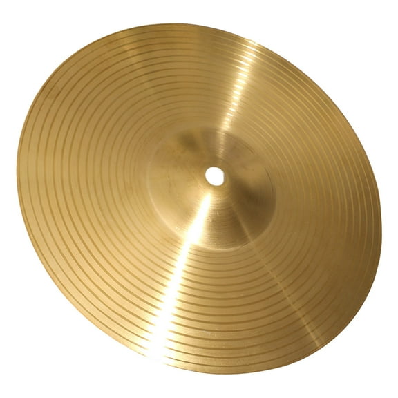 BESTYASH Brass Jazz Crash Cymbal Metal Drum Cymbal for Musical Instruments with Smooth Polished Finish