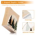 thumbnail image 5 of Yayeee Napkin Holder for Table Set of 2 Kitchen Paper Tissue Organization, Beige Christmas Trees, 5 of 8
