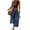 NavyBlue, variant on Lentta Womens Loose Wide Leg Track Pants Drawstring Pockets Elastic Waist Capri Hiking Pants