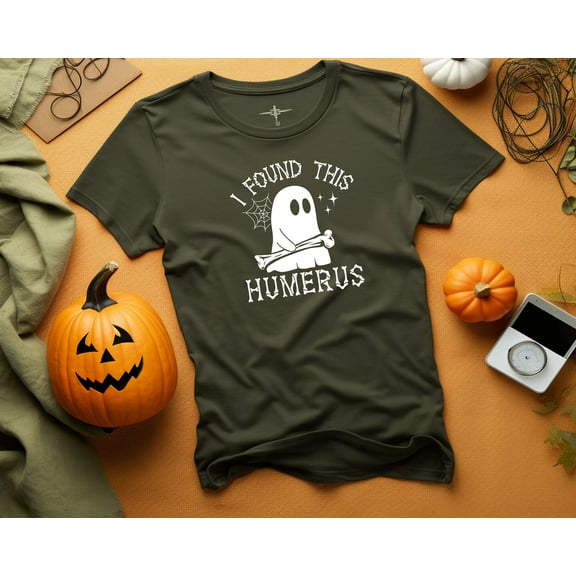 I Found This Humerus Halloween Shirt Nurse Ghost Tee Funny Gift for Doctor Nursing Student Pediatrician Present Children Kids icu ER nicu