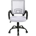 thumbnail image 1 of BestOffice Office Chair Ergonomic Mesh Lumbar Support Modern Executive Adjustable Stool Rolling for Back Pain, White, 1 of 7