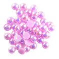 thumbnail image 4 of 100 Piezas 8 Mm Flatback Half Pearl Cabochon Crafts ABS Perlas de Imitación Scrapbooking Perlas de Ropa DIY Decoración Del Teléfono Accesorios para La púrpura Macarena Flat Back Pearl, 4 of 7