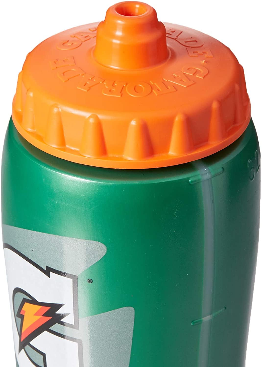 Gatorade Squeeze 32 oz Green Plastic Sports Water Bottle Orange