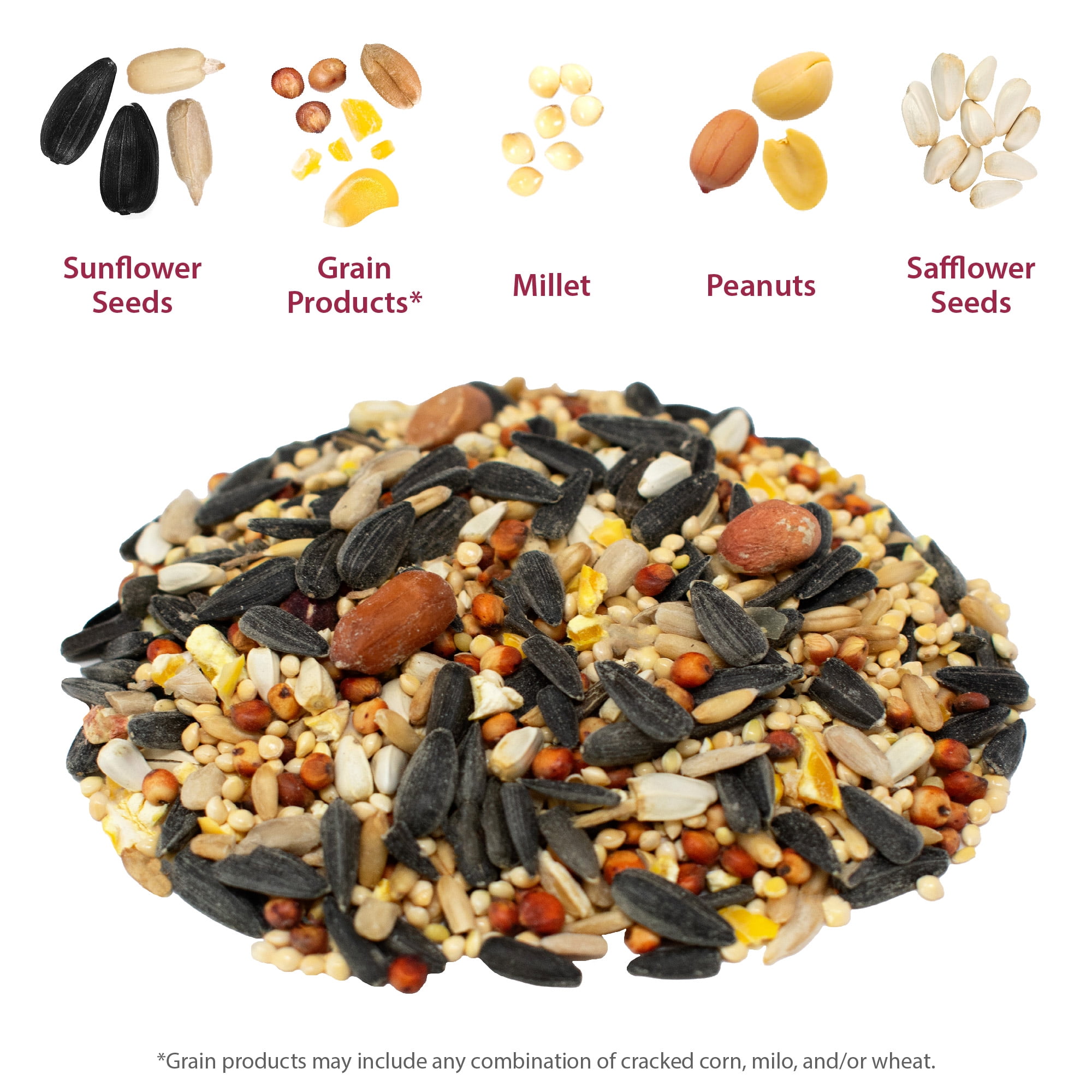 (3 pack) Southern Regional Blend Wild Bird Food, Dry, 1 Count Per Pack, 5 lb. Bag