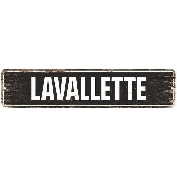 Lavallette Vintage Look Gift Metal Sign Chic 4x18 204180008086