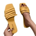 thumbnail image 1 of LEEy-World Slippers for Women Spring 2023 New European And American Fashion Rhinestone Butterfly Thick Bottom Large Wedge Slippers for Women Wedding, 1 of 5