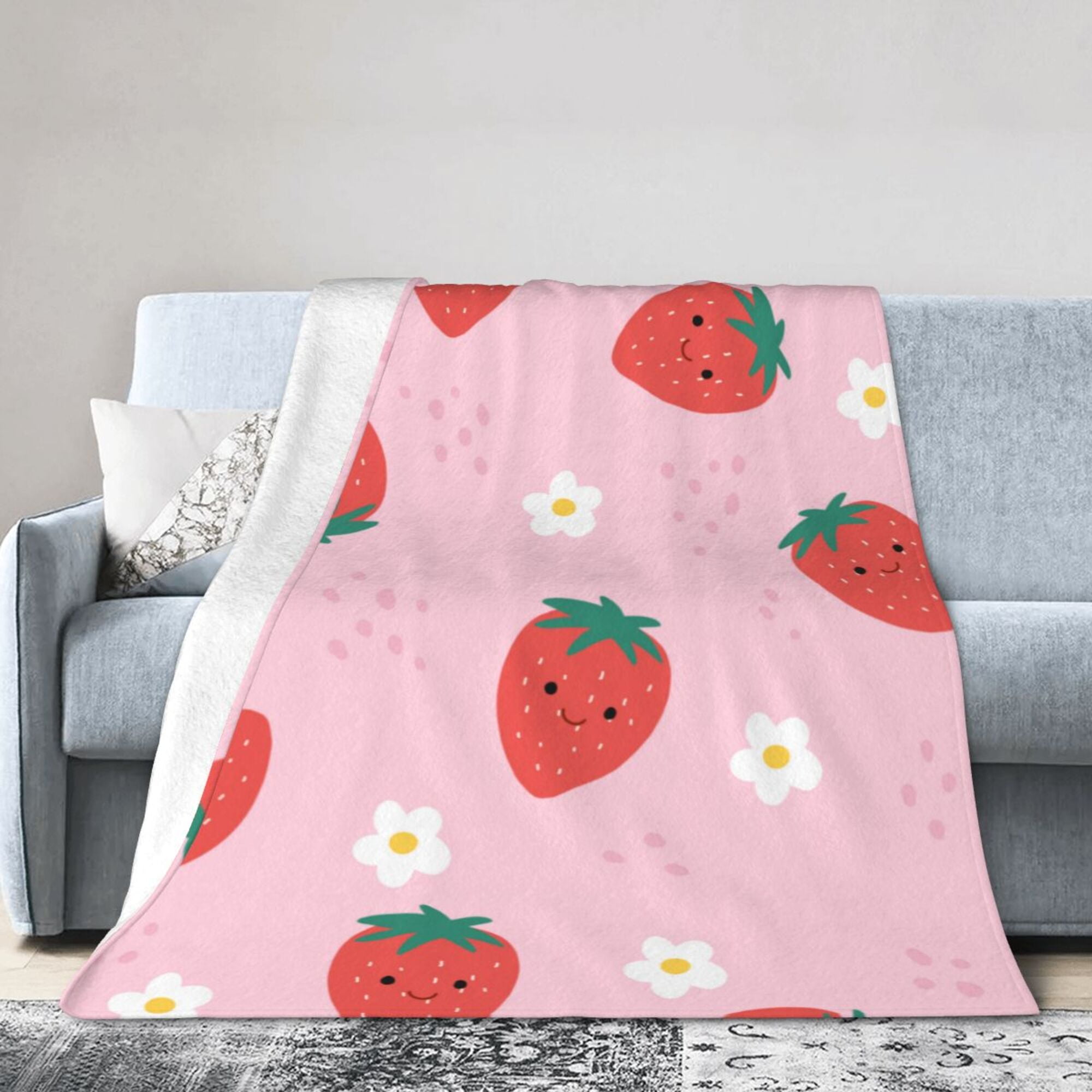 Copper Prairie Petals Pink Ultra-Soft Micro Fleece Blanket 50