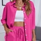 thumbnail image 1 of Conjunto De Top Y Shorts Conjuntos cortos de verano para mujer, pantalones cortos informales, traje de moda para uso diario (rojo M) Cgtredaw Para estrenar, 1 of 1