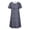 Navy, variant on Vikakiooze Women's Summer beach dresses,Print Short Sleeve Beach Dress Knee Length Dres