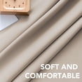 thumbnail image 5 of H.VERSAILTEX Blackout Thermal Insulated Window Curtains Bedroom Darkening Black out Drapes for Living Room Back Tab/Rod Pocket Draperies, 2 Panels, 52" x 63", Fog, 5 of 6