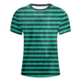 thumbnail image 3 of Tiijoy Girls Carnival Striped T-Shirt Unisex Casual Short Sleeve T Shirt, Sizes 2-15, 3 of 3