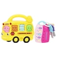 thumbnail image 1 of Juguete de llave de coche remoto, juguete de coche con llave remota Musical con luz de sonido de simulación para niños pequeños, 1 of 5