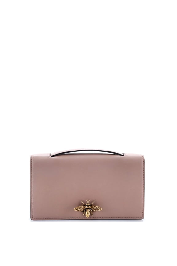 Pre-Owned Dior Bee Clutch Leather By Rebag