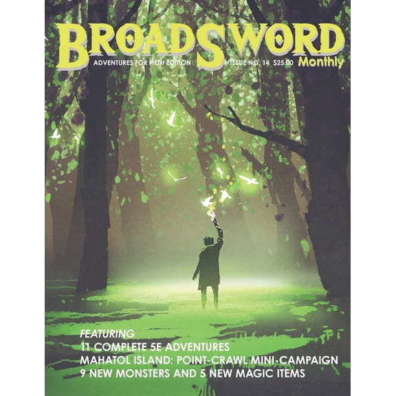 BroadSword Monthly #14: Adventures for Fifth Edition, (Paperback)