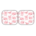 thumbnail image 7 of Disketp 2 Piece Kawaii Pigs Pattern Windshield Sunshades,Folding Windshield Sun Shade For Car Suv Trucks Sedan,Blocks Uv Rays Sun Visor Protector-Large, 7 of 7