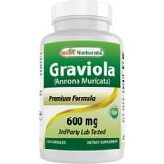 Best Naturals Graviola, Annona Muricata, 600 mg, 120 Capsules