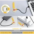 thumbnail image 2 of Luz de seguridad LED intermitente para perros (amarilla) y gatos - Lámpara LED recargable por USB para perros, 3 modos de parpadeo, luz de seguridad impermeable para mascotas, 2 of 5