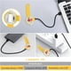 thumbnail image 2 of Luz de seguridad LED intermitente para perros (amarilla) y gatos - Lámpara LED recargable por USB para perros, 3 modos de parpadeo, luz de seguridad impermeable para mascotas, 2 of 5