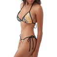 thumbnail image 2 of Fotbe Sailing Ship Ocean Sunset Traje de Baño para Mujer de Dos Piezas – Bikini Sexy de Tirantes Tipo Halter con Diseño Triangular, 2 of 6