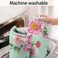 thumbnail image 5 of Pioneer Flower Floral Print Pattern Bathroom Rugs Mat, Non Slip Microfiber Bathroom Rug with Rubber Backing, Soft Mats for Bathroom Floor Tub Shower, 20"x32", 5 of 5