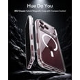 thumbnail image 2 of ESR Magnetic Phone Case Compatible with iPhone 18 Pro/17 Pro, Camera Control, Shockproof Military-Grade Protection, Clear, 2 of 7